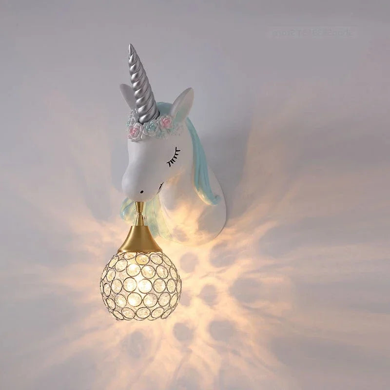 UnicornLicht – Speelse Wandlamp voor Kinderkamer