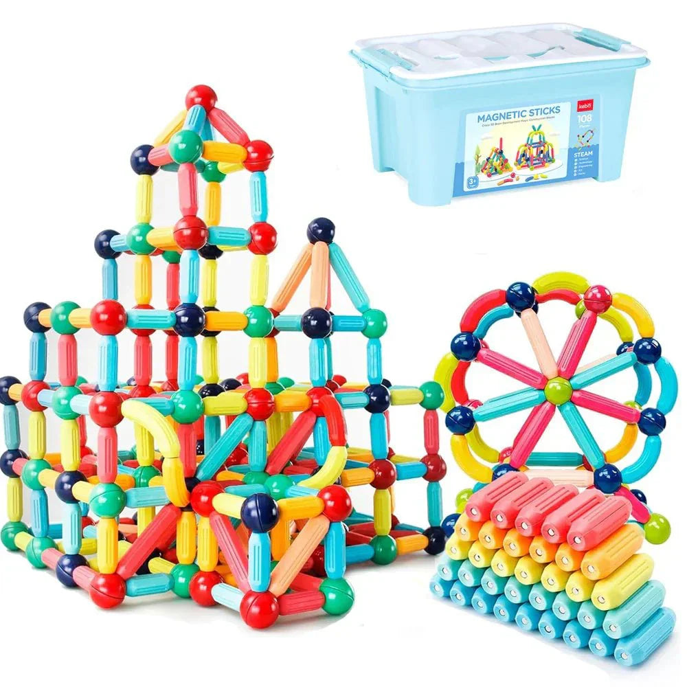 Magneo Blocks - Creatieve Magnetische Bouwset voor Kinderen