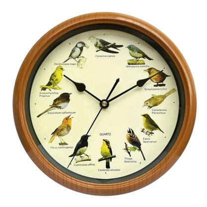 BirdSong Clock – 10 Inch Wandklok voor Stijlvol Interieur