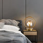 BallGlow - Luxe Glaslamp met Messing Accenten voor Modern Interieur