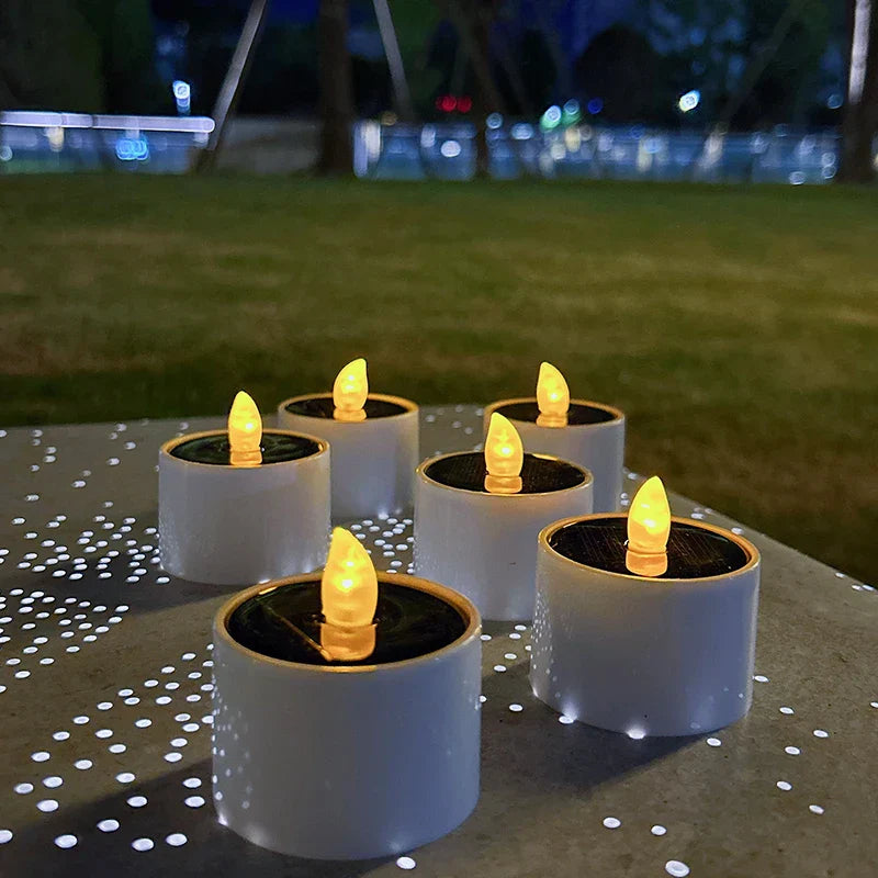 AmbianceFlicker Kaarsen - Zonne-energie Vlamloze Buitenverlichting