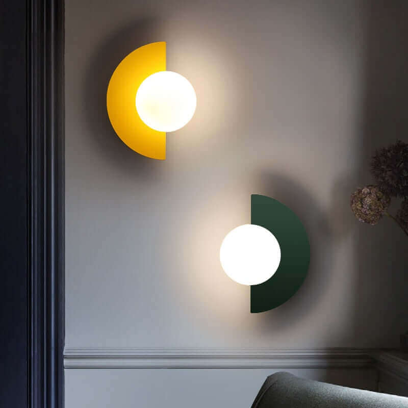Noorderlicht Charme - Halvemaan Wandlamp van Metaal