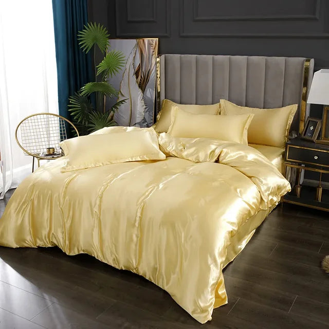 SatinDream Bedset - Luxe Satin Beddengoed voor Droomachtige Nachten