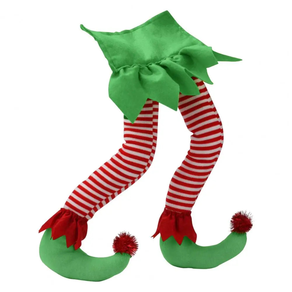 Elfie Legs – Betoverende Pluche Decoratie voor Feestdagen