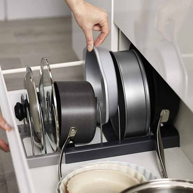 KitchenMaster Organizer - Oplossing voor Rommelige Kasten