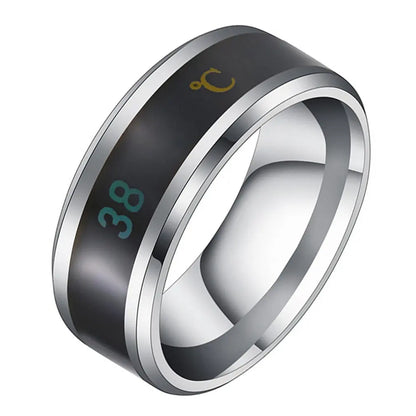 ThermoRing – Stijlvolle Unisex Temperatuur Monitoring Ring