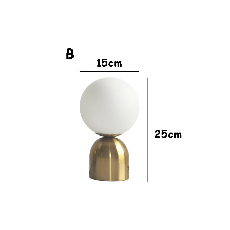 Nordic Elegantie Lamp - Glazen Bol Lamp voor Sfeervolle Verlichting