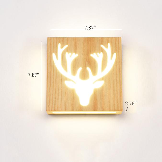 NatureShine – Sfeervolle LED Wandlamp in Hout