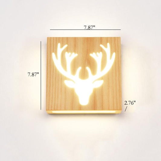 NatureShine – Sfeervolle LED Wandlamp in Hout