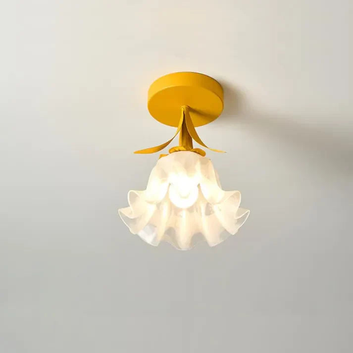 MiniFlorale Plafondlamp - Luxe Mini Hanglamp voor Tijdloze Sfeer