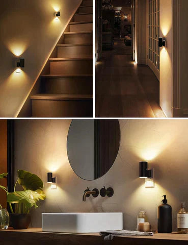 NocturaGlow - Stijlvolle Sfeervolle Wandlamp voor Thuis