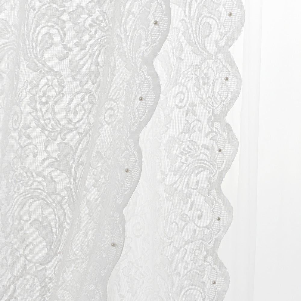 EleganceSheer Gordijn - Luchtig Transparant Witte Raambekleding