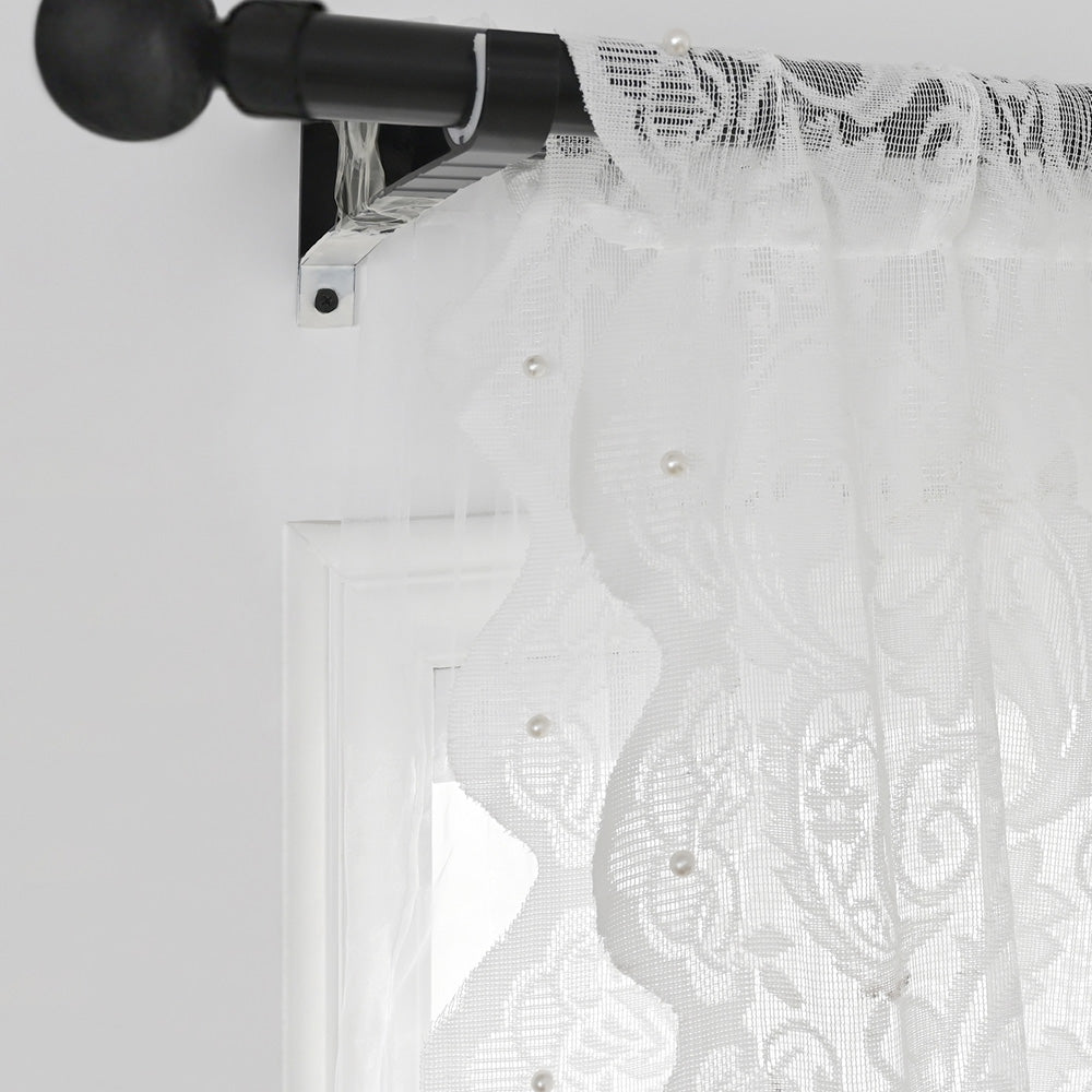 EleganceSheer Gordijn - Luchtig Transparant Witte Raambekleding