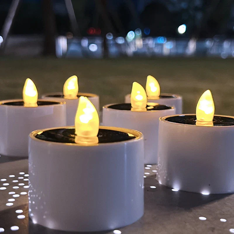 AmbianceFlicker Kaarsen - Zonne-energie Vlamloze Buitenverlichting