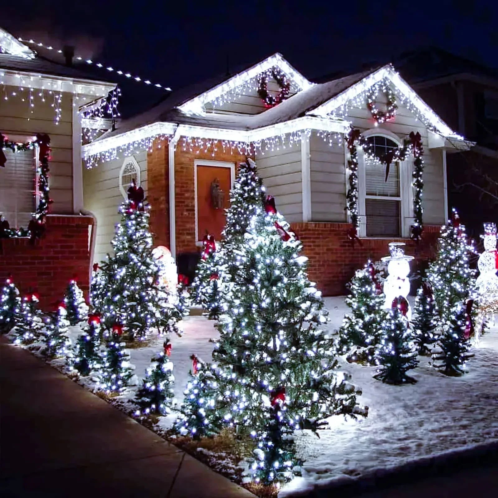 LumièreJoyeuse Kerst verlichting -  Magische Zonne-LED Verlichting voor Buiten