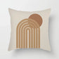 Aurum Kussenhoes - Moderne Zwart-Wit Kussenhoes met Abstracte Kunstprint