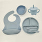 TinyBites – Stijlvolle Silicone Eetset voor Baby’s