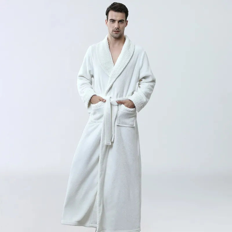 CozyNuit Badjas - Luxe Koraalfleece Badjas voor Elegante Comfort