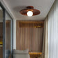 Woodland Plafondlamp - Elegante Houten Plafondlamp met Warm LED-Licht voor Jouw Interieur