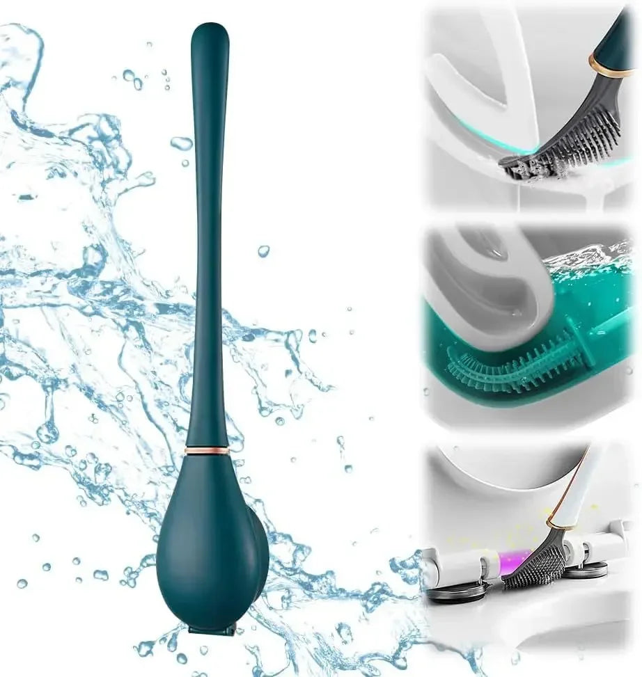 SumiClean - Strakke Siliconen Toiletborstel voor Jouw Badkamer
