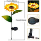 SolarBloom – Realistische Zonnebloem Tuinlamp voor Buiten