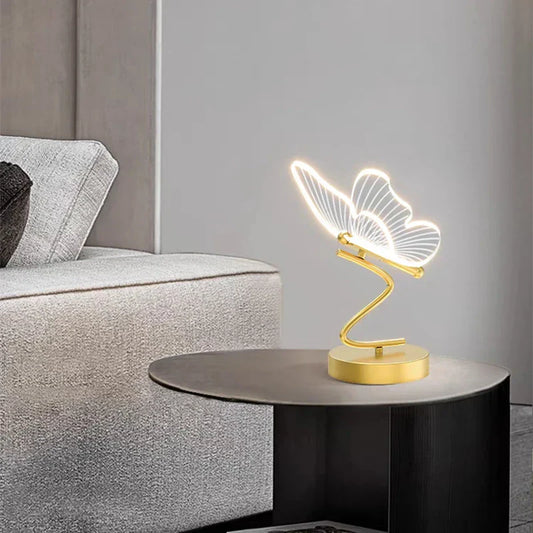 NatureLight - Artistieke Tafellamp met Veranderlijke Verlichting