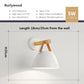 NordicGlow Light - Houten LED Wandlamp met Lederen Accenten