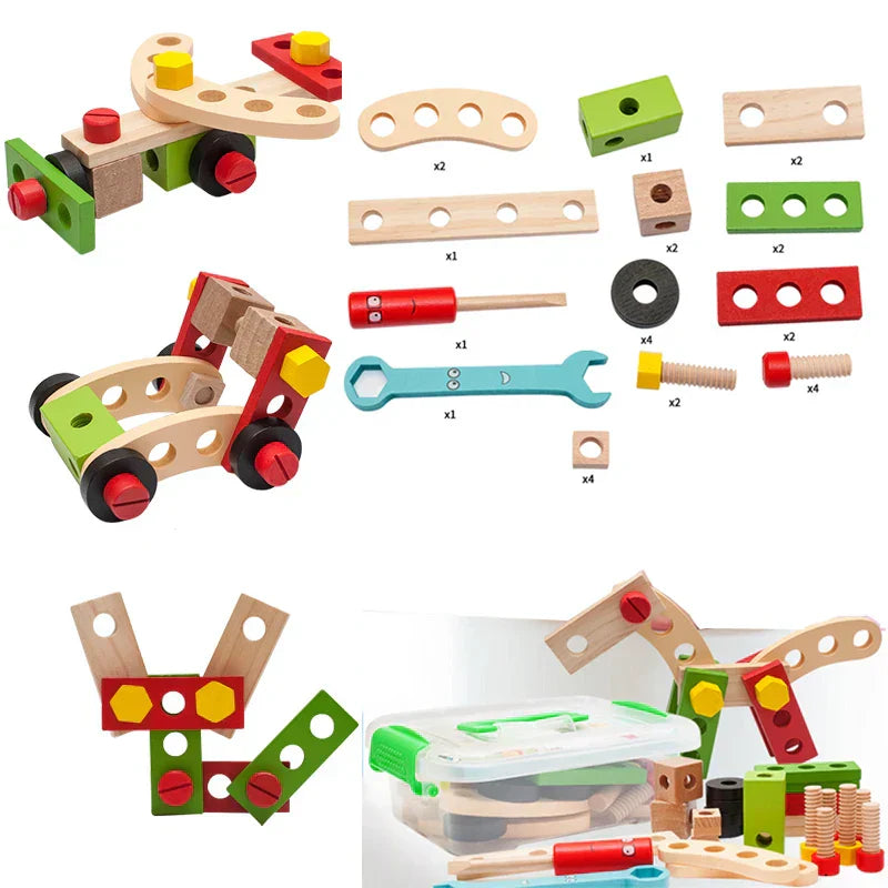 BuilderCraft Set – Creatieve Montessori Bouwset voor Kinderen