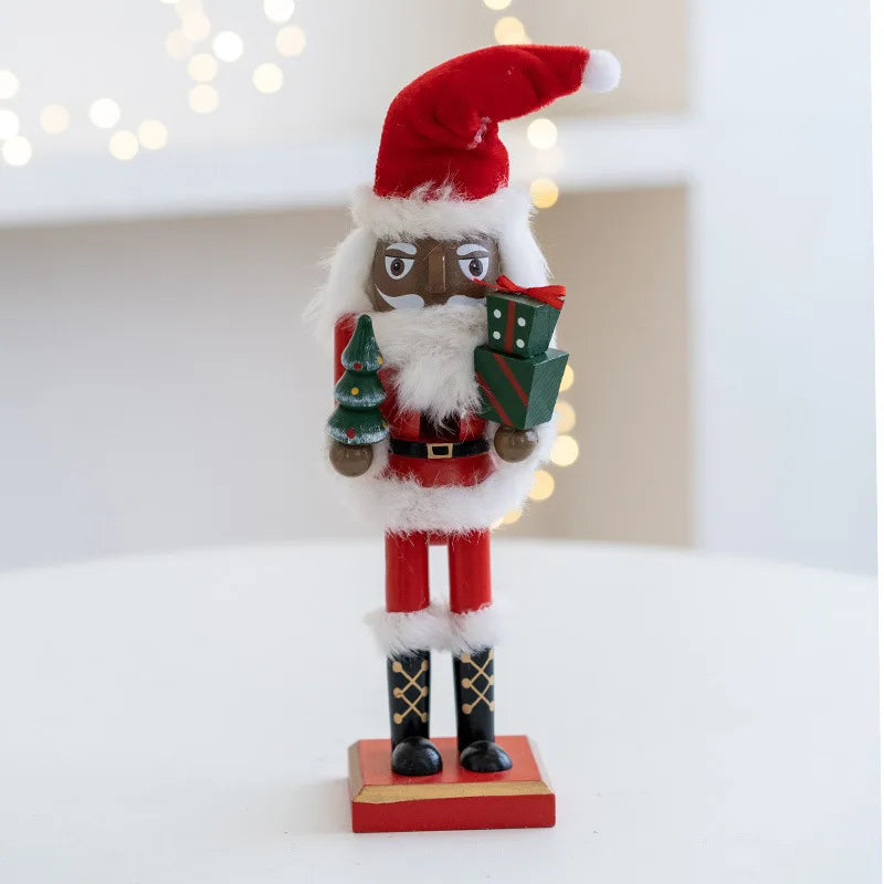 Elegante Houten Kerstelfen – Tijdloze Kerstdecoratie