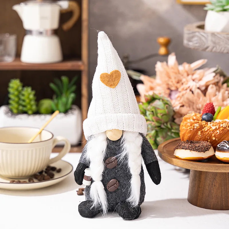 Scandinavische Koffie Kabouterpoppen – Sfeervolle Decoratie