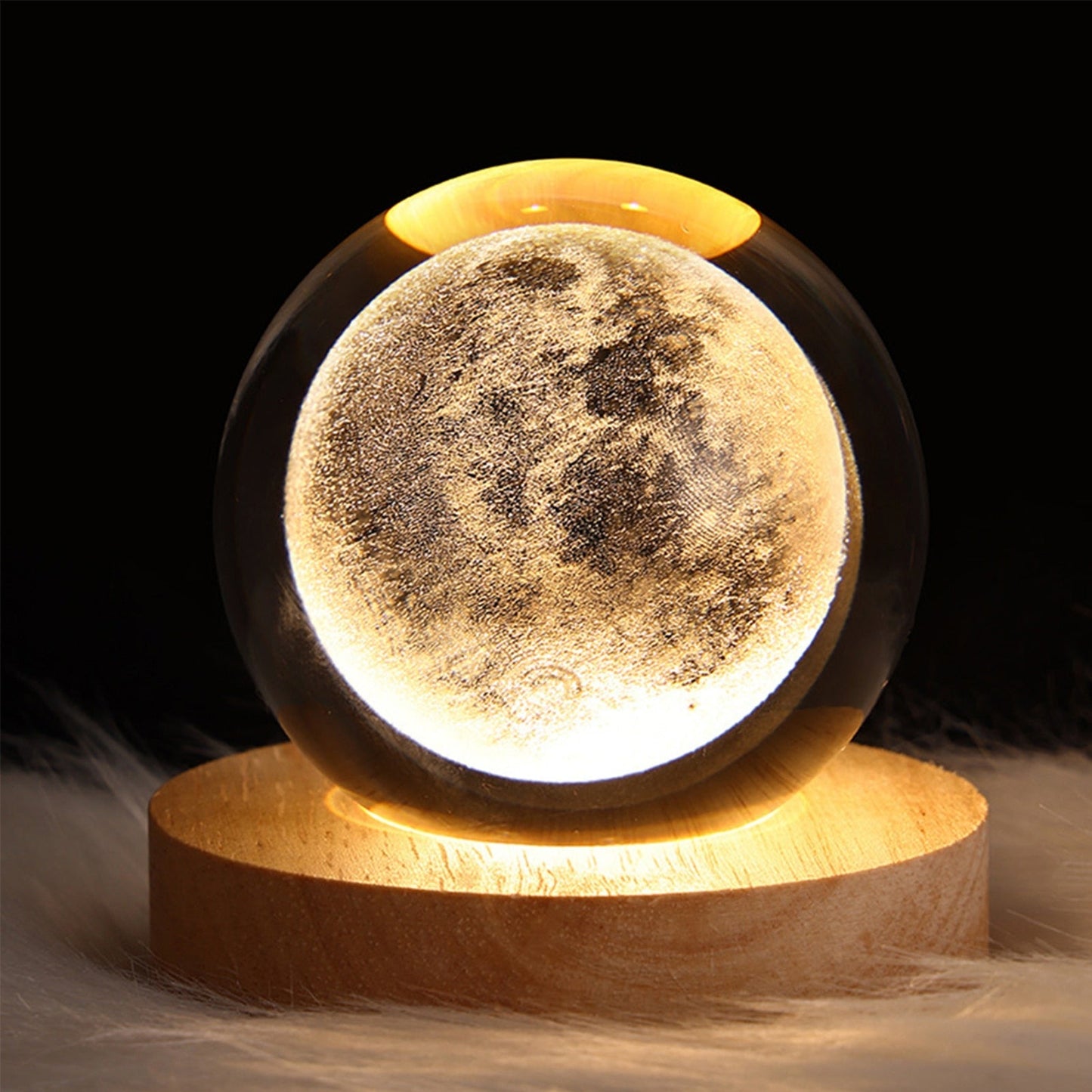 Crystal Light Ball – Betoverende Glazen Sfeerlicht voor Thuis