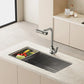 AquaTwist – Elegante Keukenkraan met Flexibele Spuitmond