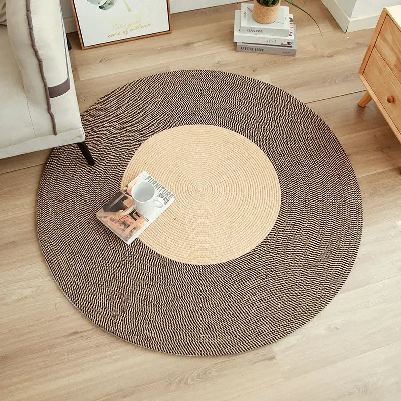 WeaveNest - Luxe Jute Vloerkleed voor Interieur