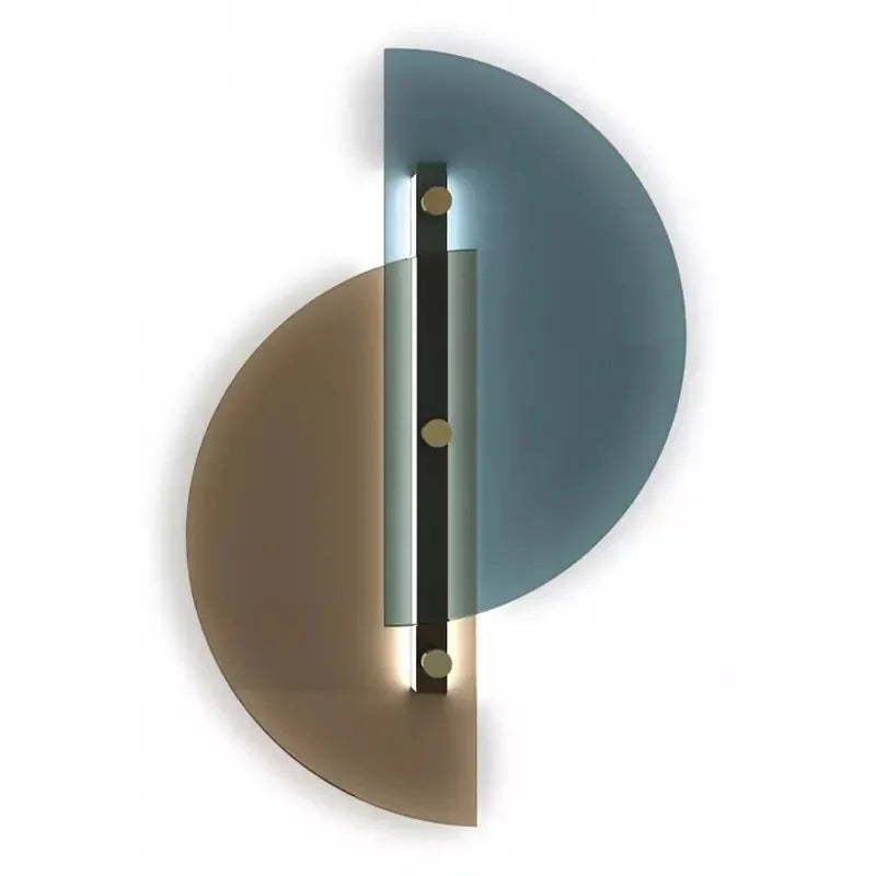 ArcGlow Lamp – Creatieve Glazen Wandlamp