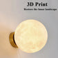 LunarGlow Wall Lamp - Maanvormige Astronaut Verlichting
