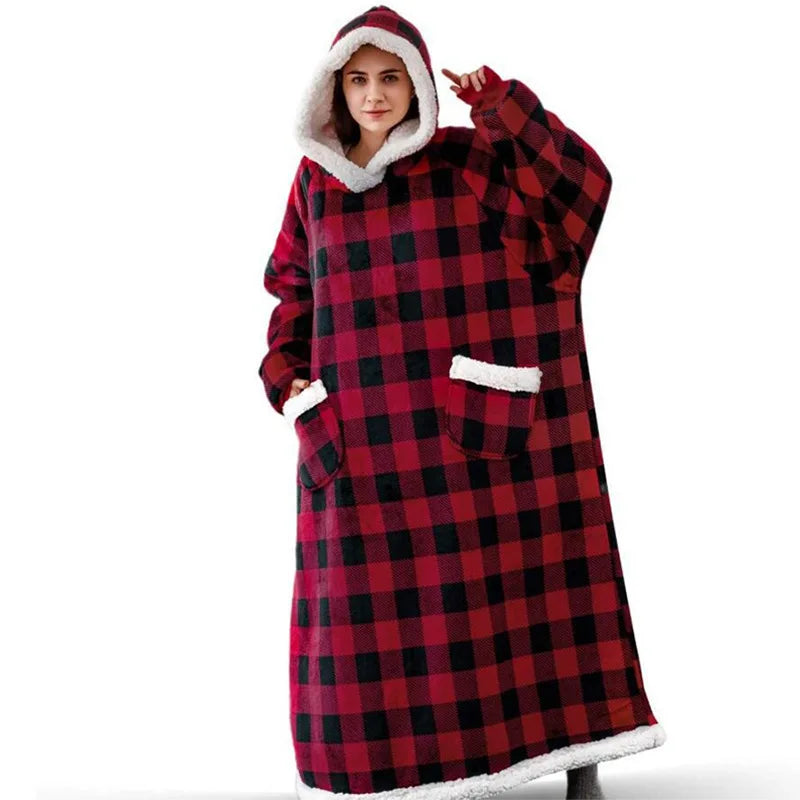 SleeveSnug - Ultiem Oversized Winterdeken-Sweatshirt