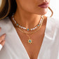 EthnoCharm Necklace Set – Zonnebloem & Boze Oog Accessoires