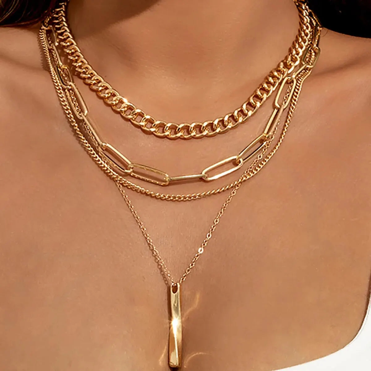 LuxeCharm - Elegante Choker Kettingen in Set