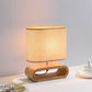 ZenHout - Serene Houten Bureau Verlichting voor Ontspanning