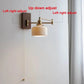 ChicGlow - Elegante Wandlamp van Hout en Keramiek