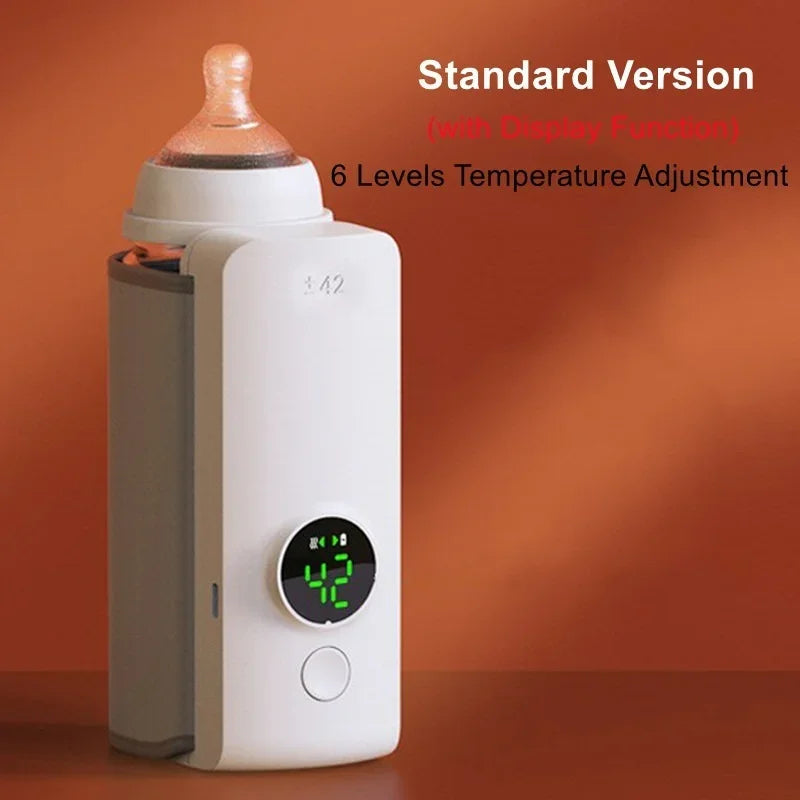 WarmEase - Draagbare Babyflesverwarmer met Instelbare Temperatuur