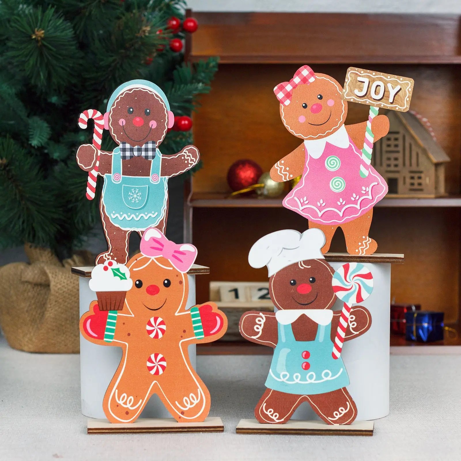 GingerJoy Ornament - Schattige Peperkoekman voor Kerstdecoratie