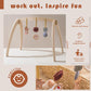 Montessori RattleFrame - Houten Speelgoed met Speeltjes