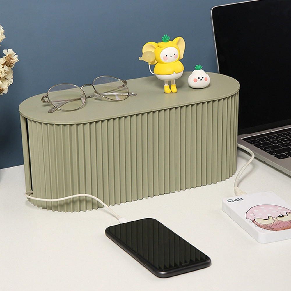 StorageMaster Box - Stijlvolle Organizer voor Kabels en Adapters