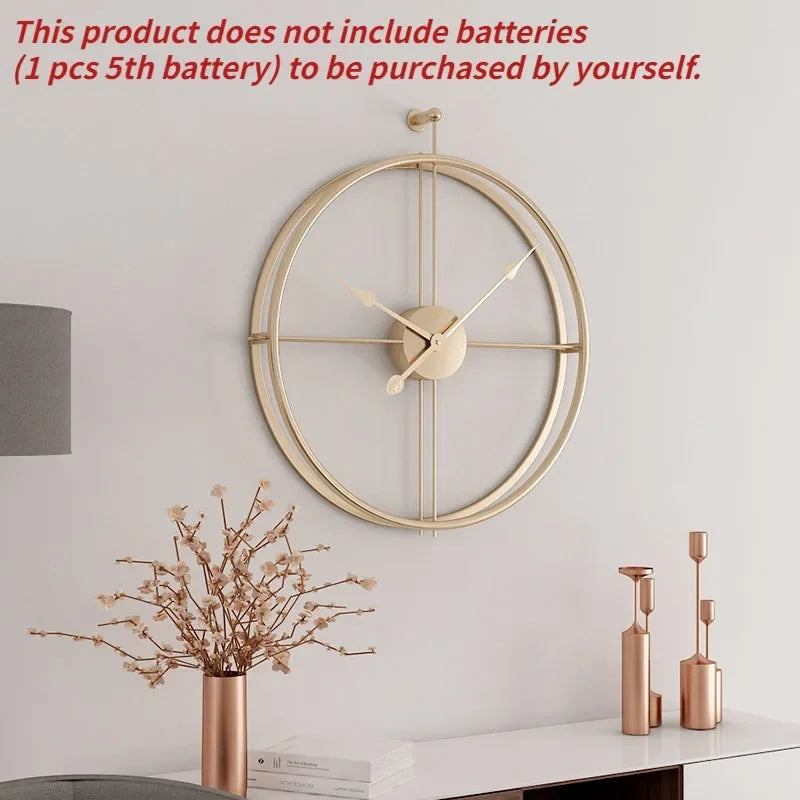 LuxeTime Clock – Stijlvolle Muurklok voor Moderne Interieurs