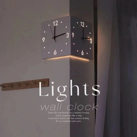 DualEdge Clock - Elegante Wandklok met Stille Mechanisme