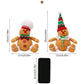 Feestelijke Peperkoekman Hanger voor Kerstversiering – Geel