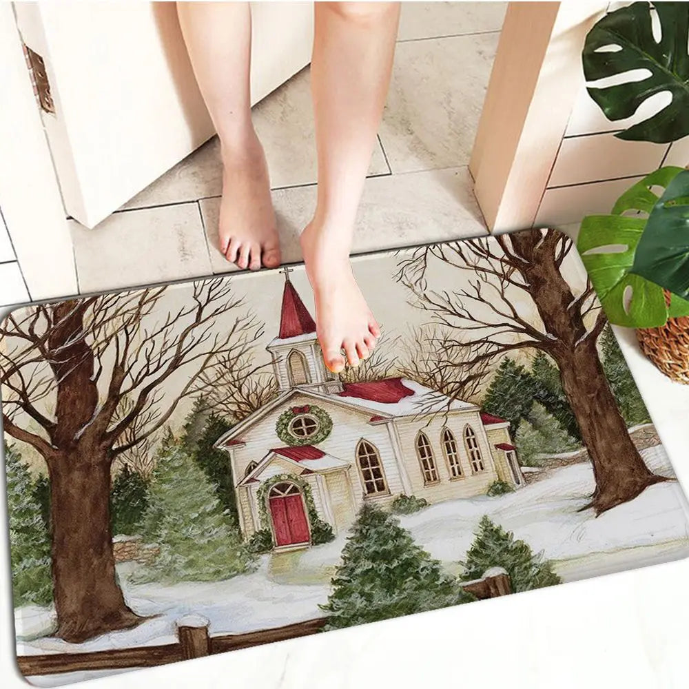 FestiveWelcome – Luxe Kerst Deurmat voor je Drempel