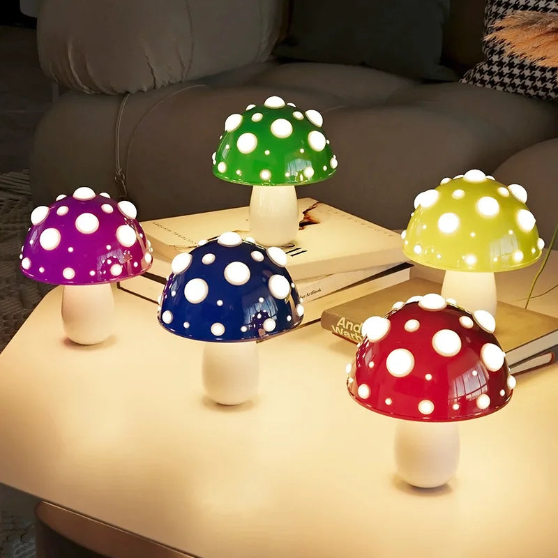 FungiLuxe - Speelse LED Tafellamp in Champignonstijl