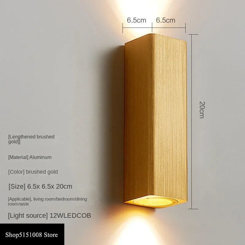 GlowLuxe - Stijlvolle LED Wandlamp voor Slaapkamer